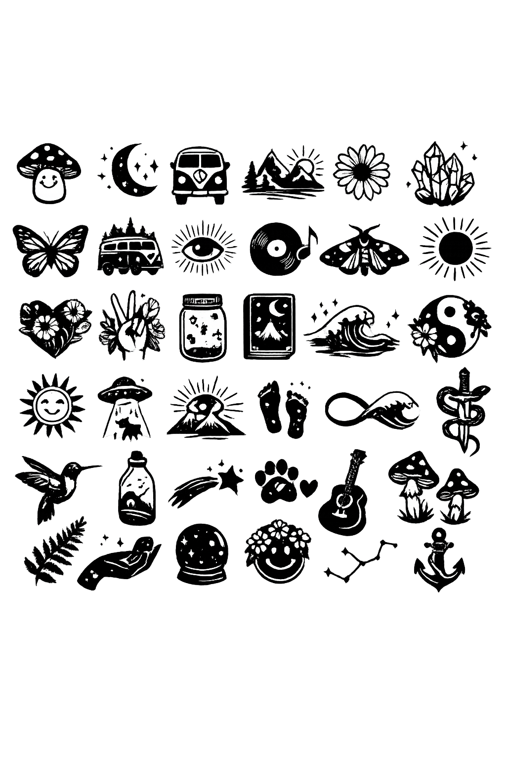 Temporary tattoos